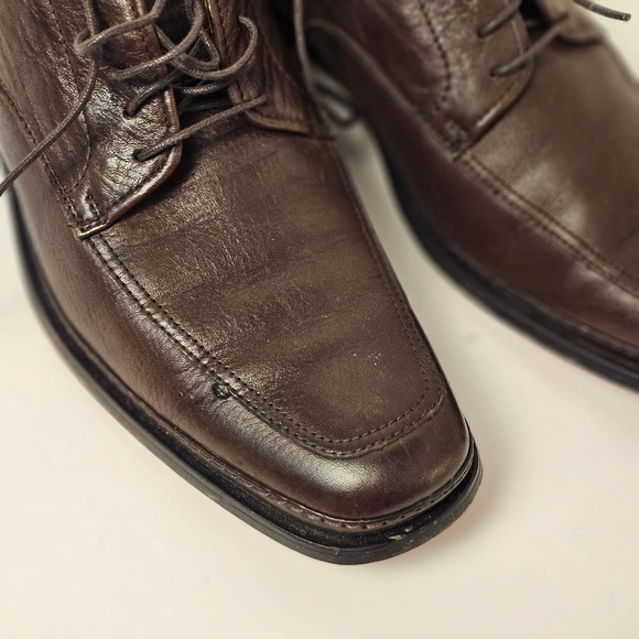 Florsheim Imperial Mens 9D Leather Brown  Dress Shoe‎ - Picture 7 of 9